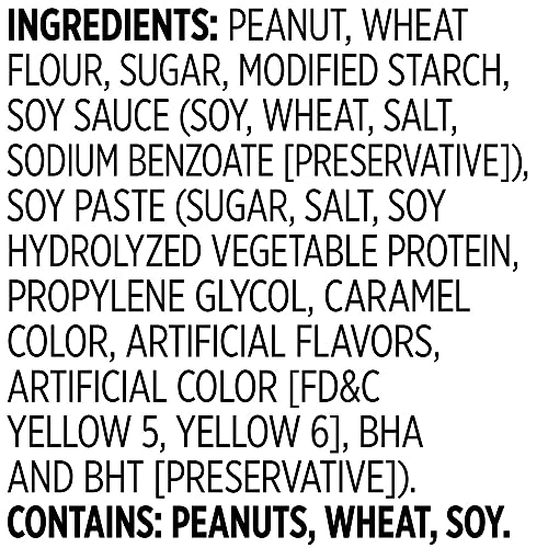 Snak Club Crunchy Peanuts, 7.5 Ounce (Pack of 6)