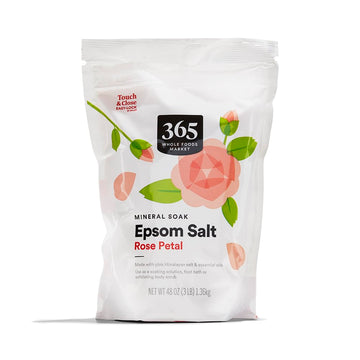 365 by Whole Foods Market, Epsom Salt Rose Petal With Himalayan Salt, 48 Ounce