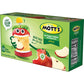 Mott s No Sugar Added Applesauce, 3.2 oz clear pouches, 12 Count (Pack of 8)