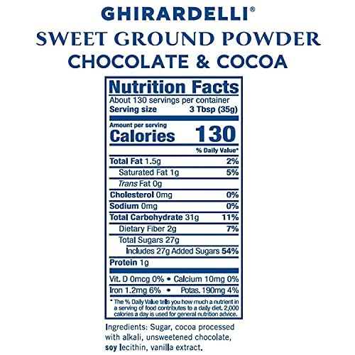 Ghirardelli Chocolate Sweet Ground Chocolate & Cocoa Beverage Mix, 10-Pound Package