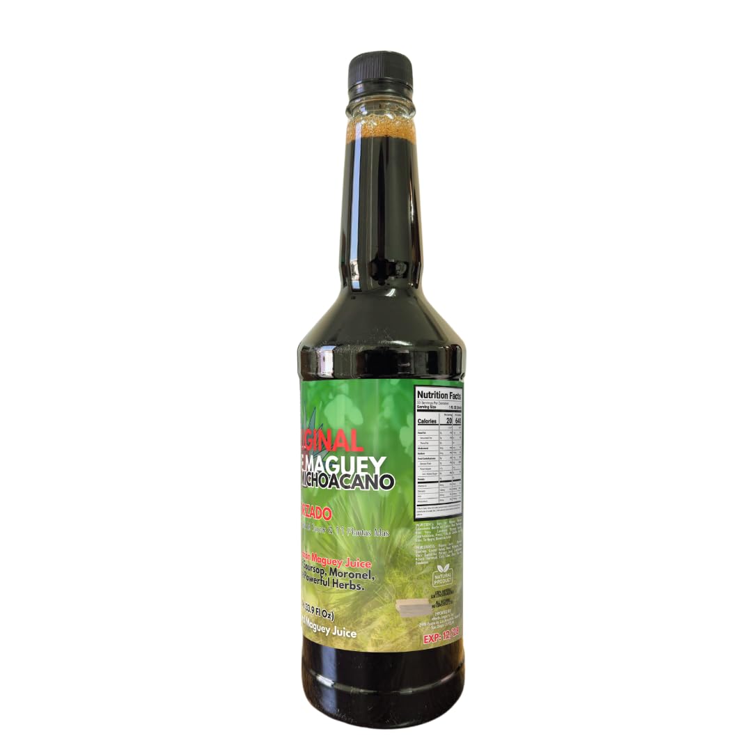 HERBALISTA Maguey Juice with Graviola, Moronel & Aloe - 33 Fl Oz (1 Pack)