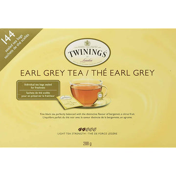 Twinings Earl Grey Tea (144 Sealed Tea Bags) (288G)