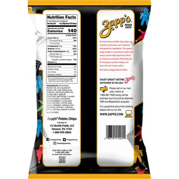 Zapp'S New Orleans Kettle Style Voodoo Potato Chips 8 Oz. Party Size Bag (3 Bags)