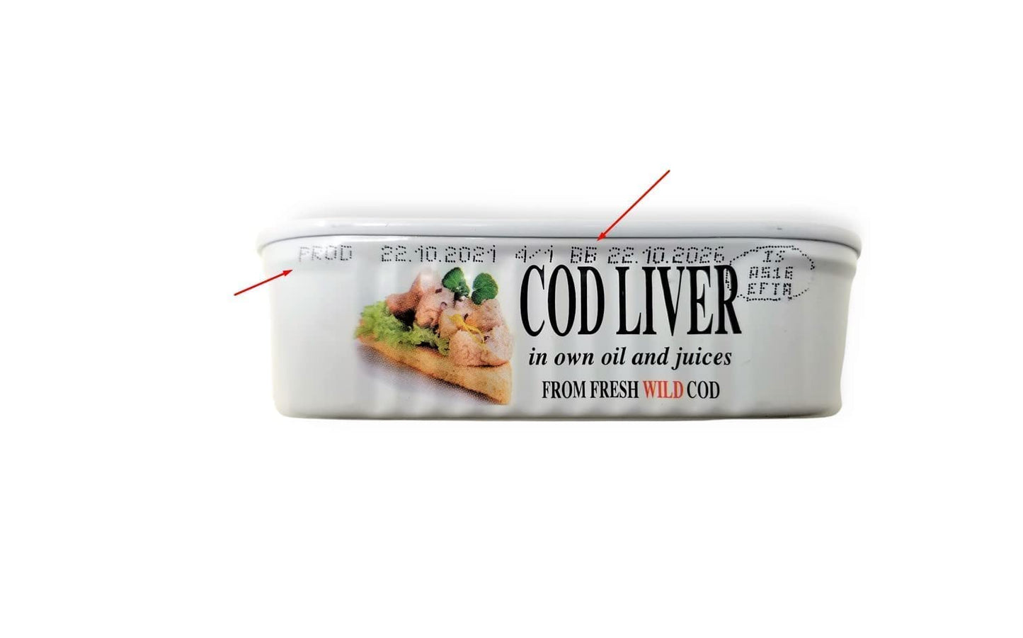 Belveder Wild Cod Liver 120G Can From Iceland Pack Of 12
