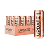 Update Energy Drink - Jitter Free, Caffeine & Sugar Free, Peach Flavor - 12 Fl. Oz, 12 Pack