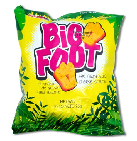 Assorted Holiday Big Foot, The Giant Cheese Snack, 6 Regular And 6 Spicy, 10.5 Oz, Pack Of 12