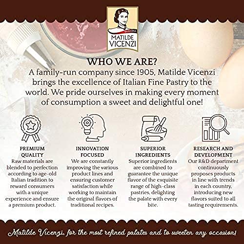 Matilde Vicenzi Sicily Cookie Tin - Italian Pastries & Bakery Cookies in Individually Wrapped Trays for Fresh Baked Taste - Snac