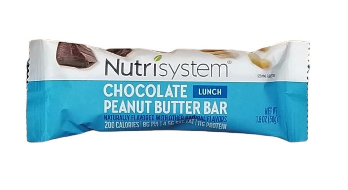 Nutrisystem Chocolate Peanut Butter Bar - High Protein 11g - 7 Count (1.8 oz)