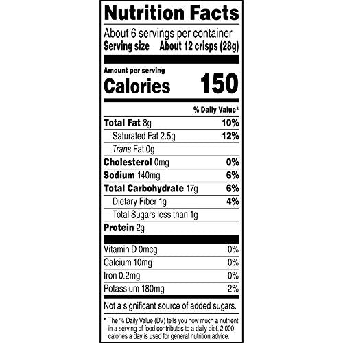 Lays Stax Potato Crisps, Original, 5.75 Ounce (Pack of 11)