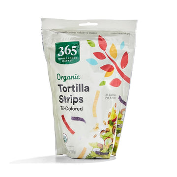 365 by Whole Foods Market, Organic Tri-Color Tortilla Strips, 3.5 Ounce