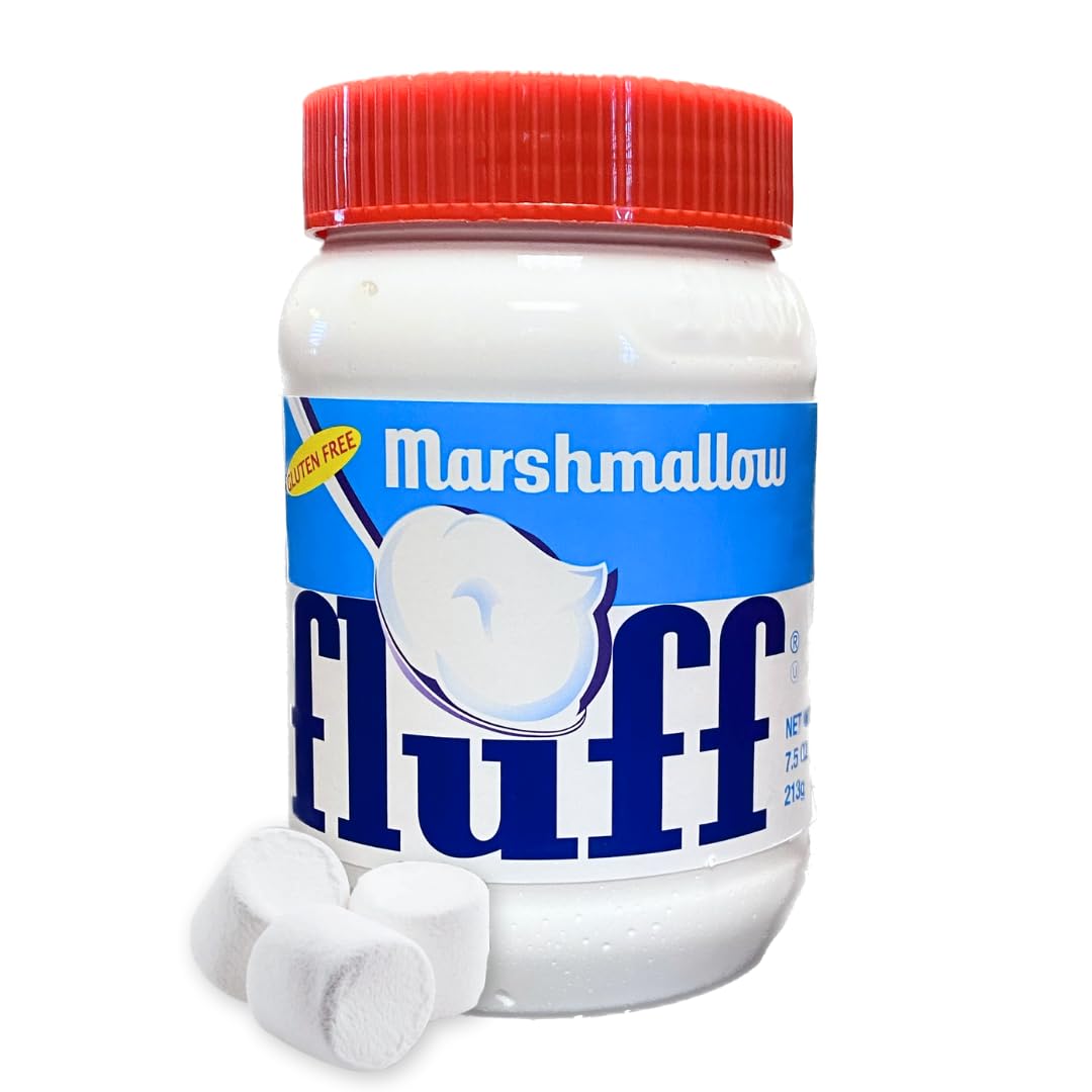 Marshmallow Fluff | Traditional Marshmallow Spread and Cr? | Gluten Free, No Fat or Cholesterol (Regular - Classic, 7.5 Ounce (P