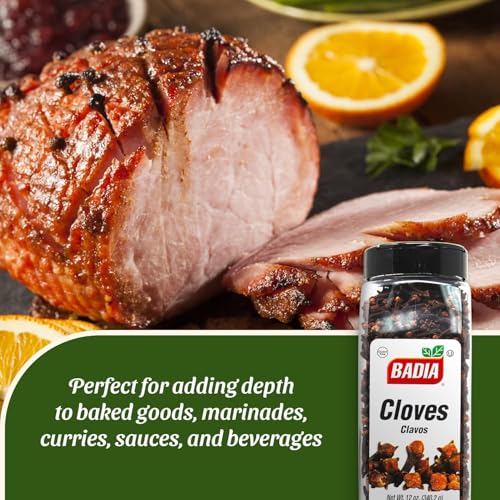 Badia Cloves Whole, 12 Ounce (Pack Of 6) - Premium Quality Spice For Baking, Cooking & Beverages, Aromatic & Flavorful