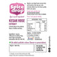 Spice Drop Saffron Rose Extract – Kashmiri Saffron & Rose Essence For Beverages & Desserts – Instant Mixing, No Added Sugar Or Preservatives – Gluten-Free & Non-Gmo – 20Ml