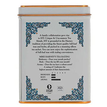 Harney & Sons Tea Decaffeinated, Great Present Idea, Vanilla Comoro, 1.4 Oz Tin (20 Sachets)