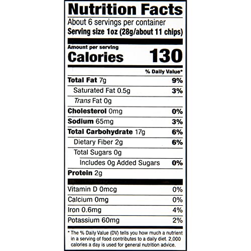 Garden Of Eatin' Tortilla Chips, Sea Salt, Yellow Corn, 5.5 Oz (Pack Of 12)