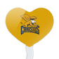 GRAPHICS & MORE Cupcake Picks Set of 6, Acrylic, Heart Love Design, Canisius College, One Size