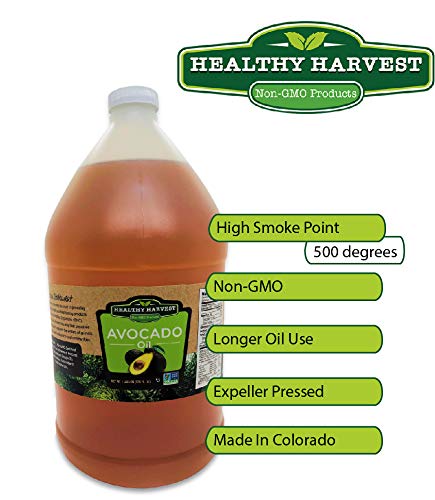 Healthy Harvest Non-GMO Avocado Oil - Great for Sauces And , Cooking, Frying and More - Nutritious And Rich With Antioxidants (1