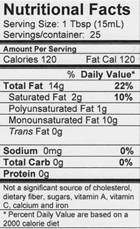 Saratoga Olive Oil Company Blood Orange Olive Oil 200ml (6.8oz)