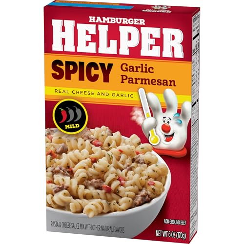 Hamburger Helper Spicy Parmesan Garlic, 6 oz (Pack of 1)