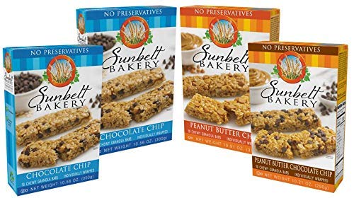 Sunbelt Bakery Combo Pack, 3 Flavor Chewy Granola Bar Variety Pack, 40 Piece Assortment