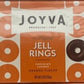 Joyva Orange Ring Jells, 9-Ounce (Pack of 6) - Chewy Gummy Candy, Sweet & Fruity Treats in Vibrant Orange and Yellow Colors