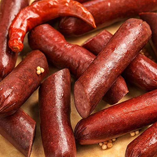 Troyer Cheese Pickled Smoked Polish Sausage, Ready to Eat, Pack of 2 Jars, 8 Ounce