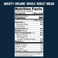 One Mighty Mill Whole Wheat Bread, 100% Organic, Fresh-Milled, Stone-Ground Flour - No Preservatives or Artificial Ingredients,