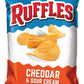 Ruffles Cheddar And Sour Cream Potato Chips, 8.5Oz (Pack Of 3)