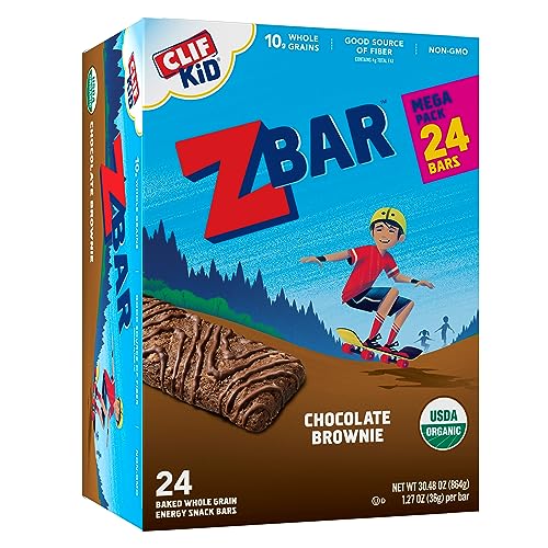 Zbar - Chocolate Brownie - Soft Baked Snack Bars - Non-Gmo - 10G Whole Grains - Usda Organic Granola Bars (24 Pack)