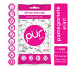 Pur 100% Xylitol Chewing Gum, Pomegranate Mint, 55 Pieces Per Bag - Sugar-Free + Aspartame Free, Vegan + Non Gmo
