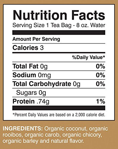 Davidsons Organics Coconut Vanilla Tea Bags, 25 Count, Pack of 6, Model 2545