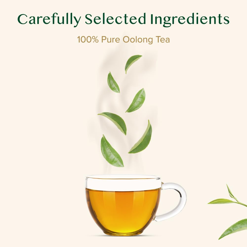 Vahdam, White Mountain Oolong Tea Loose Leaf (25 Cups) | 100% Pure Oolong Tea Leaves | Darjeeling Tea | | Brew As Hot, Iced Tea