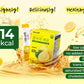 ?30 Sticks l Rawel Kombucha Tea Powdered Drink Mix Probiotics & Prebiotics - Sugar Free and Fat Free (Lemon)