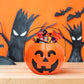 Halloween Candy Gift Basket - Trick Or Treat Pre-Filled Pumpkin Bucket Assorted Individually Wrapped Chocolate Candies Variety For Kids And Mature-Themeds - 20Oz Care Package Gift For College Students & Parties - Taboom