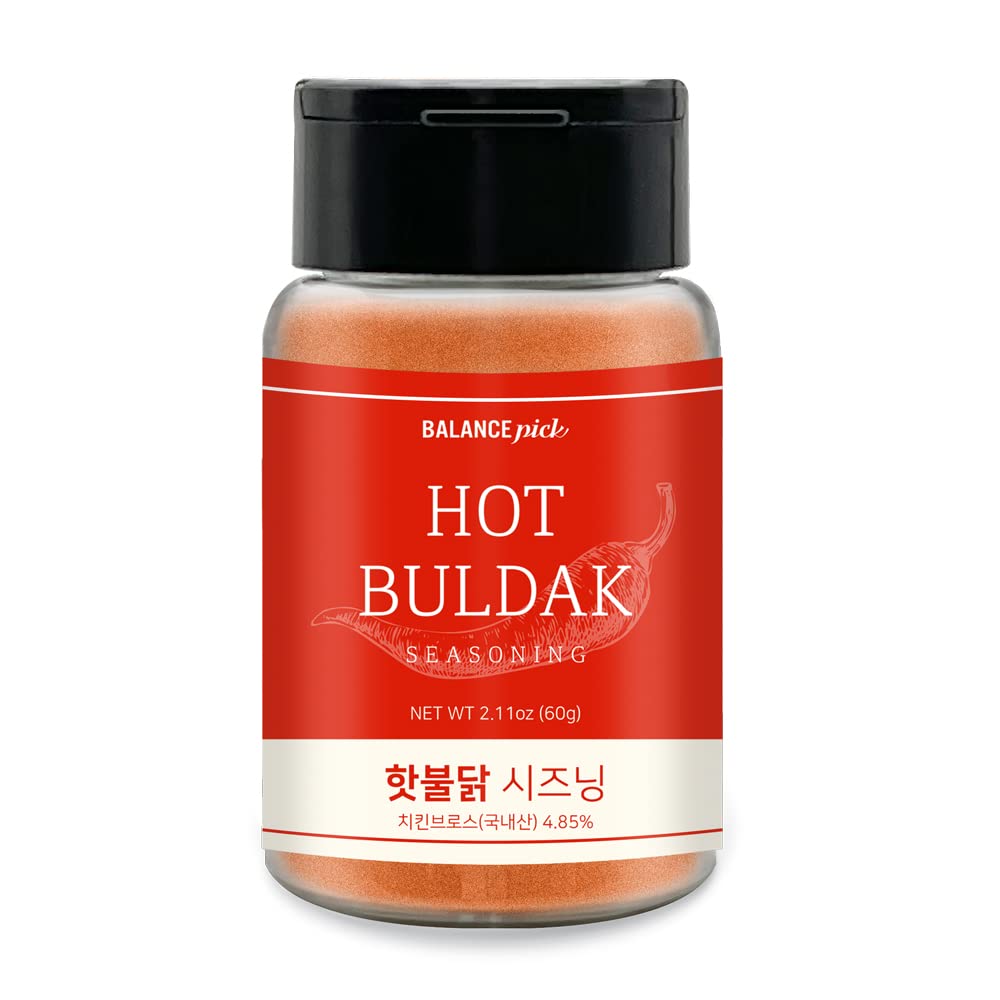 Balance Pick Buldak Pack (Hot Buldak Seasoning & Rose Buldak Spicy Hot Chicken Stir-Fried Noodles)