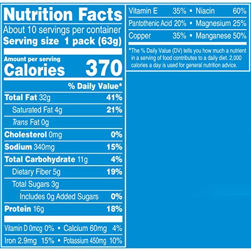 Planters Sea Salt & Vinegar Peanuts (2.25Oz Bags, Pack Of 10)