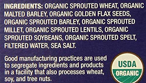 Food For Life Ezekiel 4:9 Sprouted Crunchy Cereal, Golden Flax, Vegan Friendly, Kosher, USDA Certified Organic, Non-GMO, 16 Ounc
