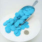 Merckens Coating Wafers, Blue Color, 1 Pound Package, Melting Chocolate
