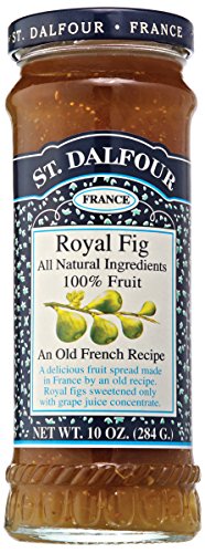 St. Dalfour Fig Royale Fruit Spread - 10Oz - 100% From Fruit, No Artificial Ingredients, Non Gmo, No Cane Sugars, All Natural, Made In France