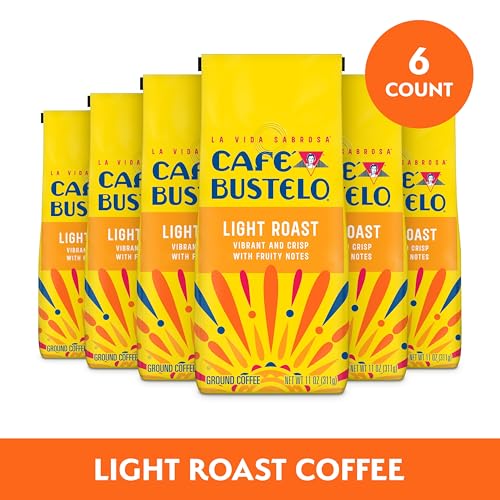 Caf? Bustelo Light Roast Ground Coffee  11-Oz. Bag (Pack of 6)