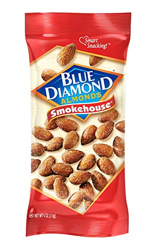 Blue Diamond Almonds, Smokehouse, 4 Ounce (Pack Of 12)