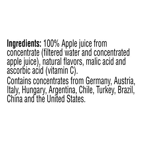 Tropicana 100% Apple Juice, 10 Fl Oz Bottles, Pack of 24 - Real Fruit Juice, No Added Sugars, Vitamin C Rich