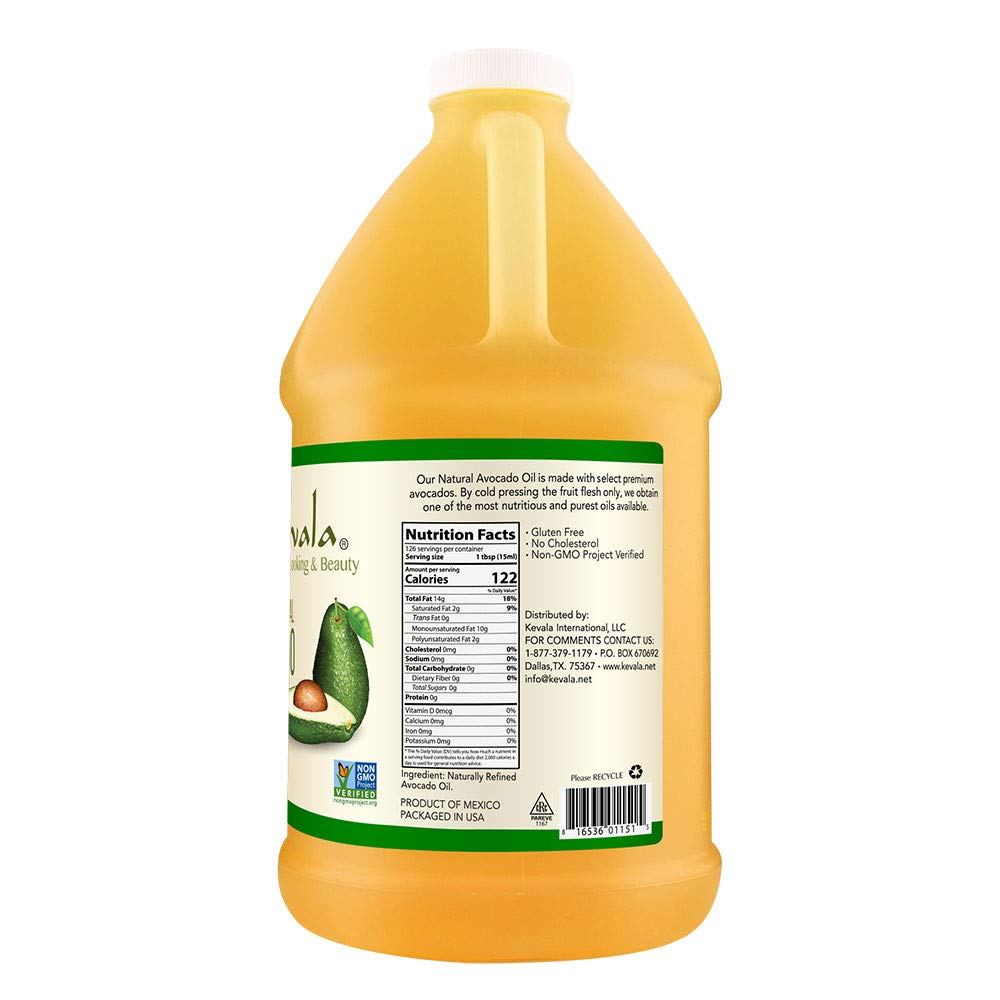 Kevala Avocado Oil - Avocado Oil for Cooking - Avocados - Cold Pressed Avocado Oil - Cooking Oil - Avocados Fresh - Vegetable Oi