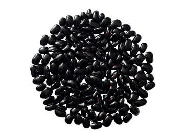 Black Ayocote Beans (Frijol Ayocote Negro)  Top-Grade Heirloom - Whole Dried - Bulk 10 Lb - Product Of Mexico.