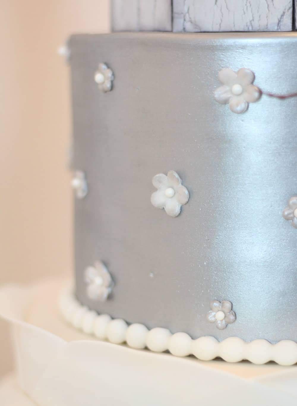 Luster Dust - Silver Pearl (4g 1x Pump) | Edible Vegan Dust & Paint for Cake Decorating, Ice Cream, Desserts, Cocktails and Beve