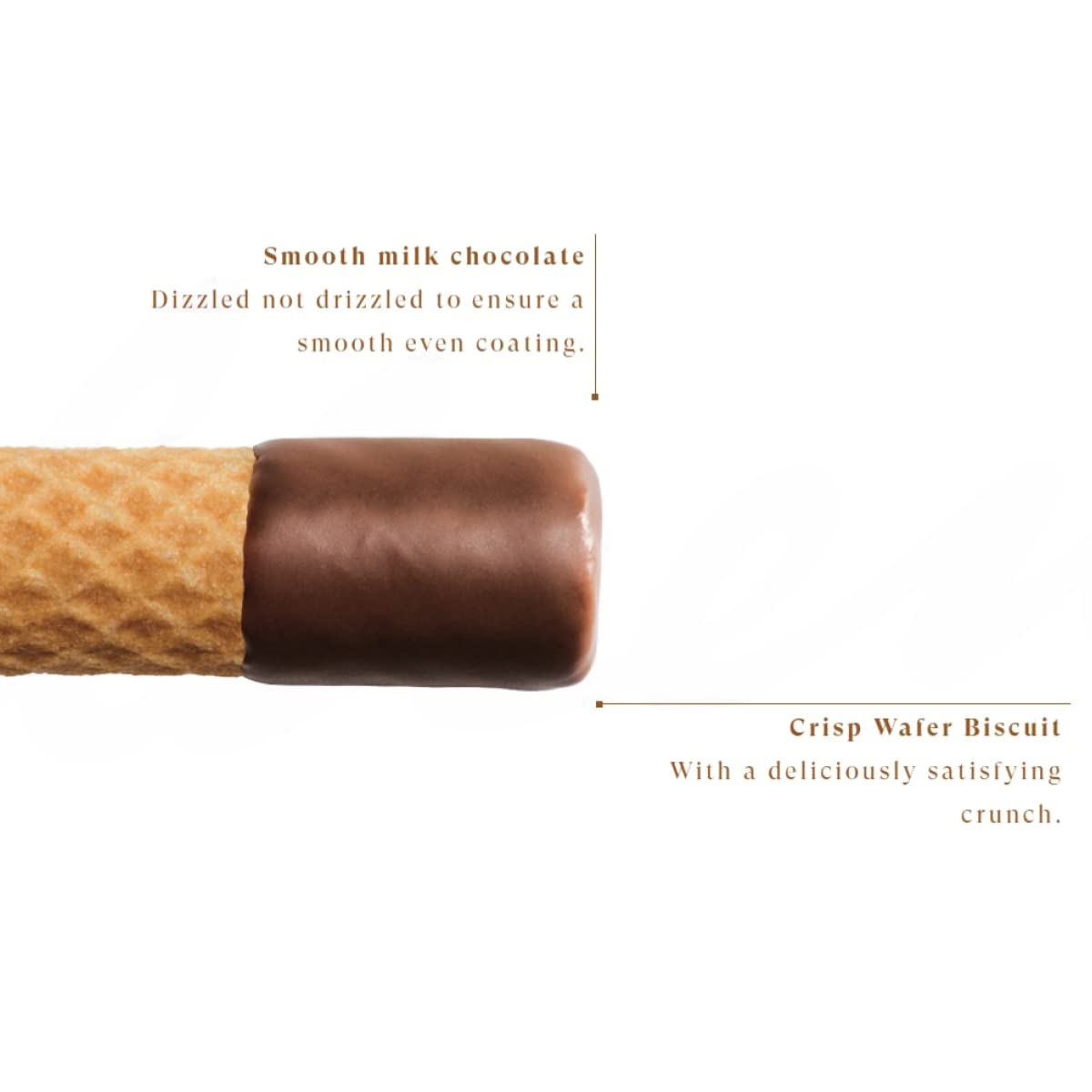 Bahlsen Waffeletten Milk Chocolate Dipped Cookies - Delicate wafer rolls dipped in milky European chocolate - 3.5 oz boxes (12 b
