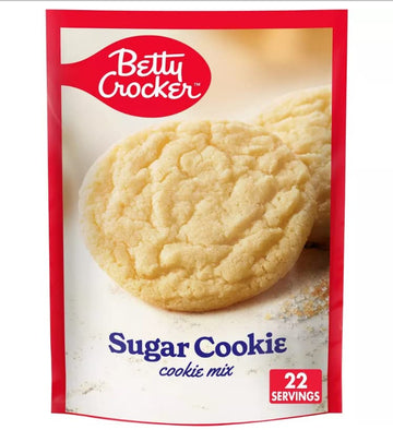 Betty Crocker Cookie Mix, Sugar, 17.5-Ounce Pouches (Pack Of 4)