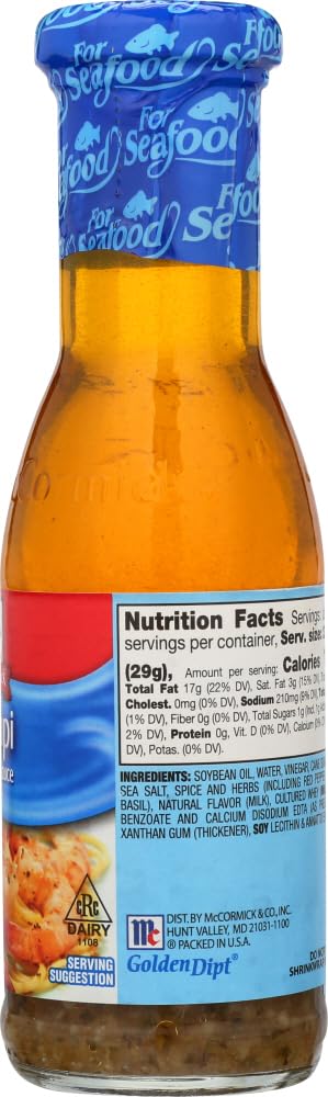 McCormick Scampi Seafood Sauce, 7.5 oz (Pack of 6)