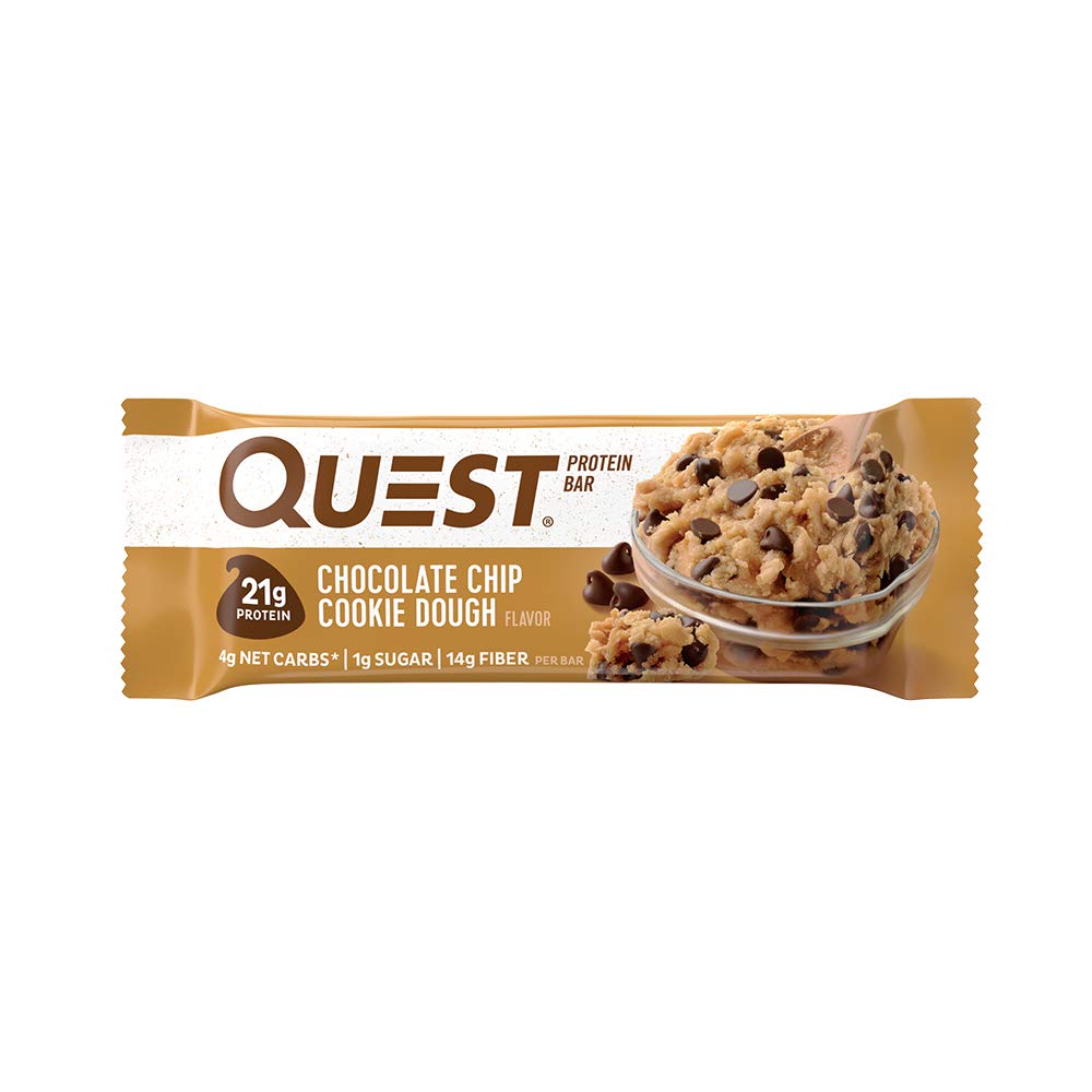 Quest Nutrition Protein Bar Chocolate Chip Cookie Dough 2.12 Oz