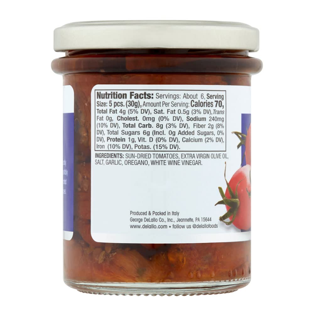 Sun-Dried Tomatoes In Extra Virgin Olive Oil 6.70 Ounces (Case Of 6)